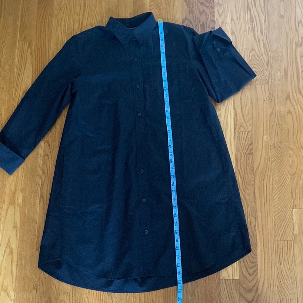 NWT Club Monaco Black Relaxed Shirt Dress Size S - Picture 14 of 14